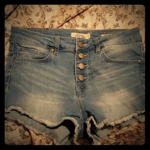 High waisted shorts